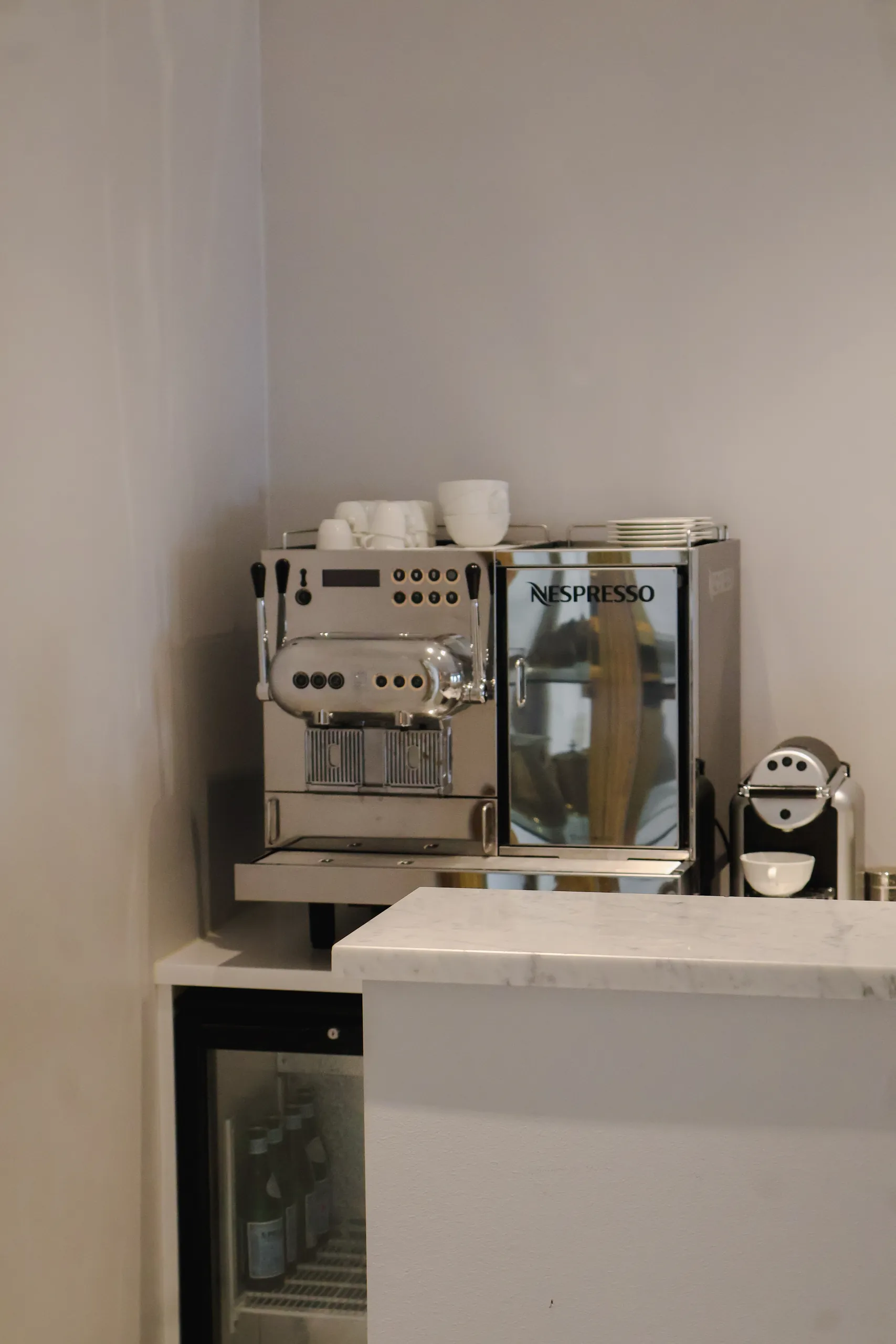 Kaffemaskin på Chitra house